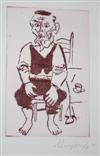 WILLIAM GROPPER Group of 6 etchings with aquatint.